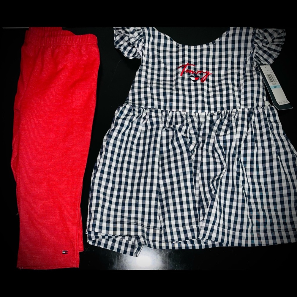 Size 5 girls Tommy Hilfiger 2 piece outfit